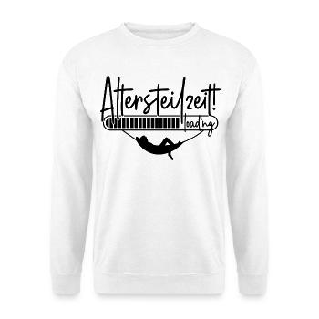 Altersteilzeit loading Hängematte Ladebalken ATZ - Unisex Pullover - Weiß - Vorne