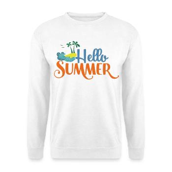 Hallo Summmer - Unisex Pullover - Weiß - Vorne
