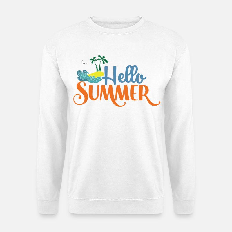 Hello Summmer - Unisex Sweatshirt - white