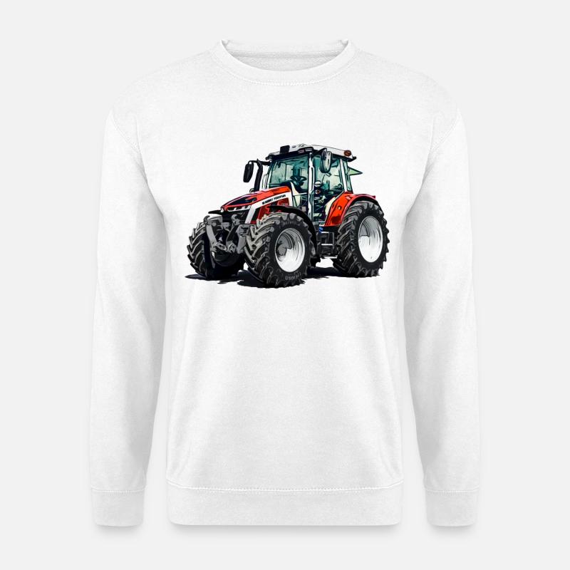 M F 5S Traktor - Unisex Pullover - Weiß