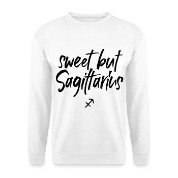 Astro Sweet but Sagittarius - Unisex Sweatshirt - white - Front