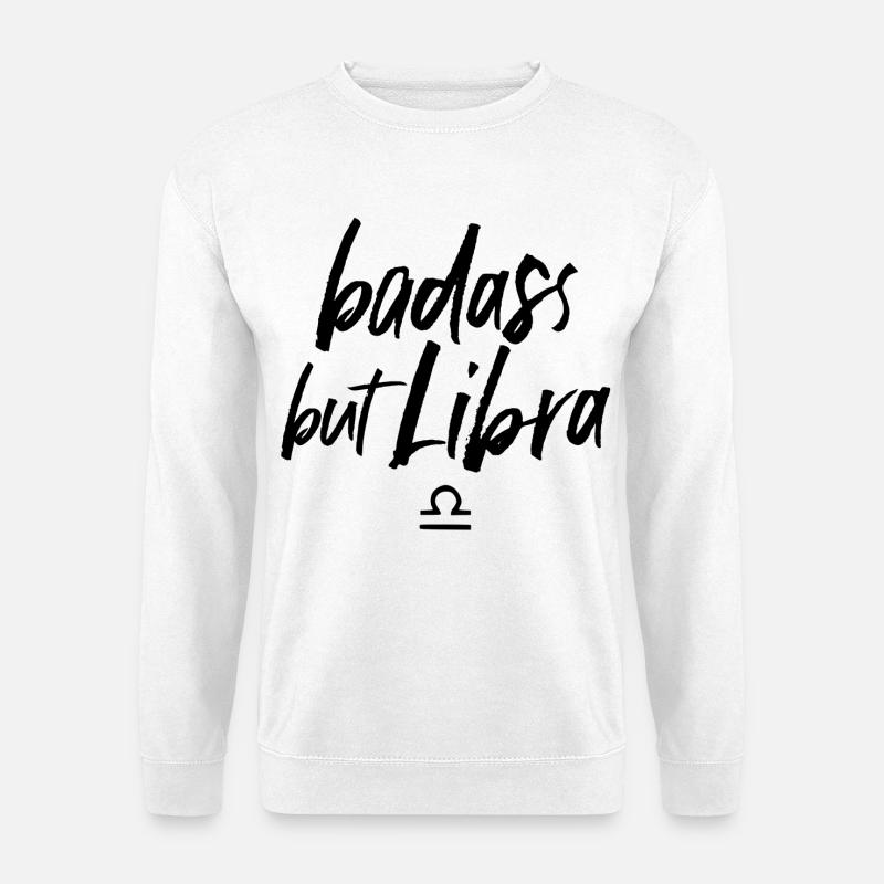 Astro Badass but Libra - Unisex Sweatshirt - white