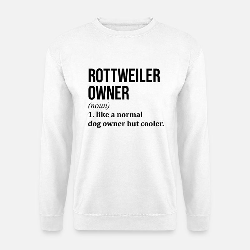 Rottweiler - Unisex Pullover - Weiß