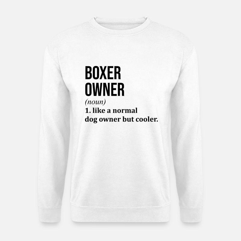 Boxer - Unisex Sweatshirt - white