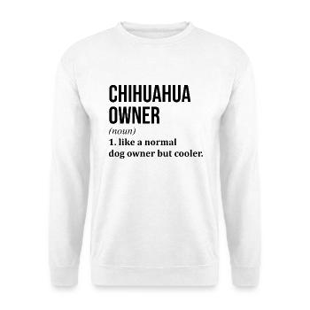 Chihuahua Chihuahua Chihuahua - Sweat-shirt Unisexe - blanc - Devant