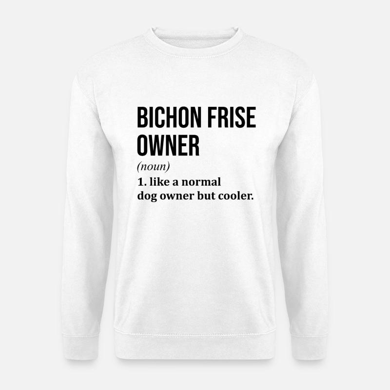 Bichon Frise - Unisex Sweatshirt - white