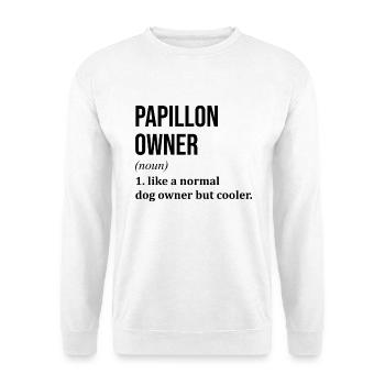 Papillon - Unisex Pullover - Weiß - Vorne