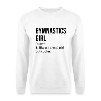 Gymnastique Gymnastique Gymnastique - Sweat-shirt Unisexe - blanc - Devant