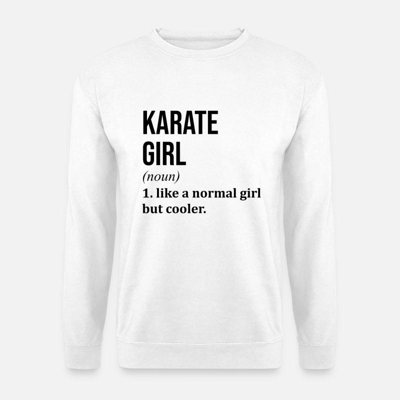 Karate - Unisex Pullover - Weiß