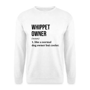 whippet - Unisex Pullover - Weiß - Vorne