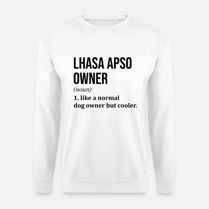 Lhasa Apso - Unisex Pullover - Weiß