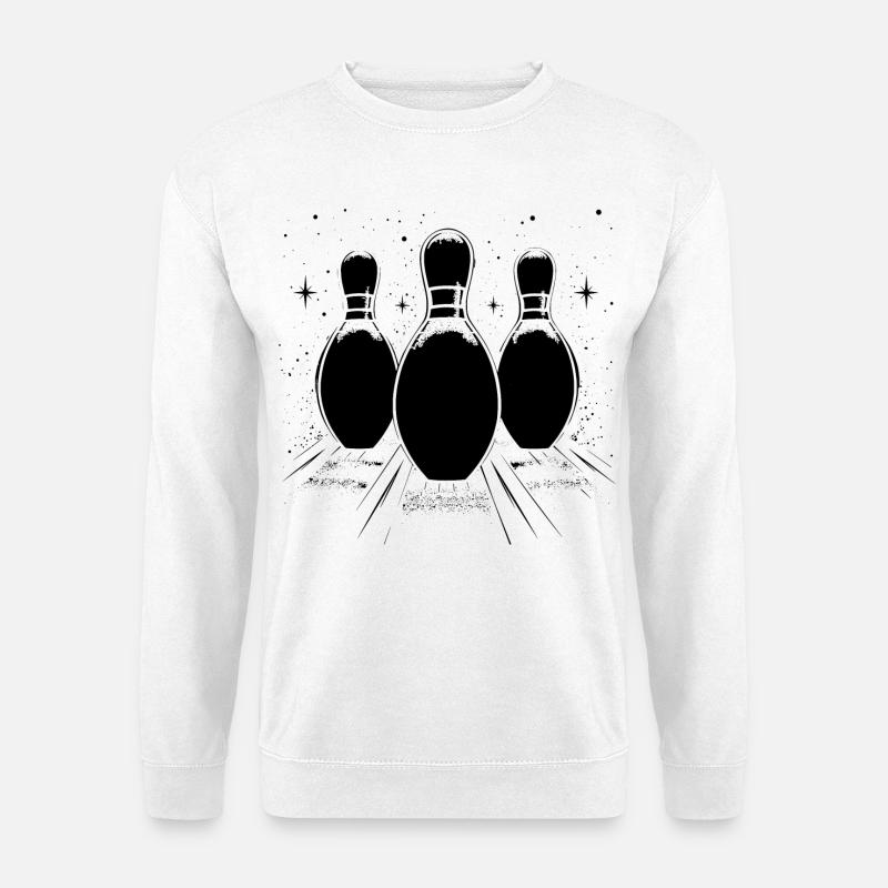Bowling Liebhaber - Unisex Pullover - Weiß