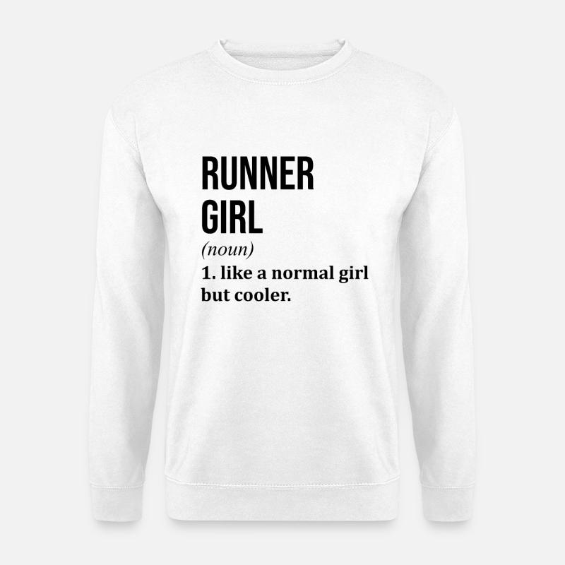 Running - Unisex Sweatshirt - white