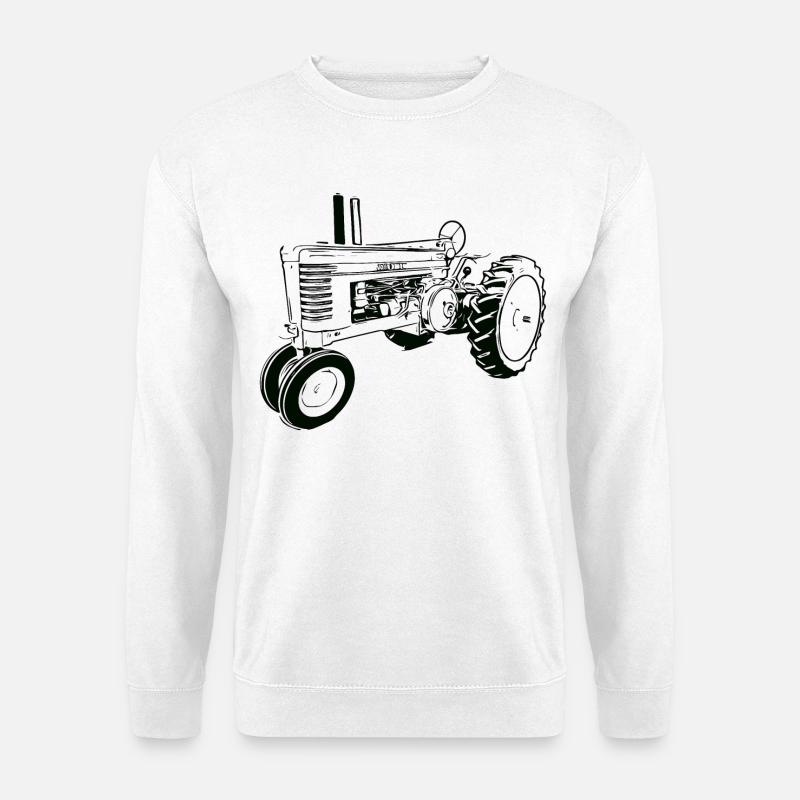 Model A Traktor - Unisex Pullover - Weiß