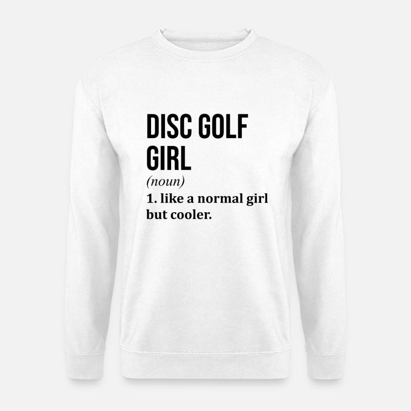Discgolf - Unisex Pullover - Weiß