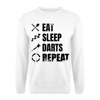 Dart Daily Schedule - Unisex Sweatshirt - white - Front