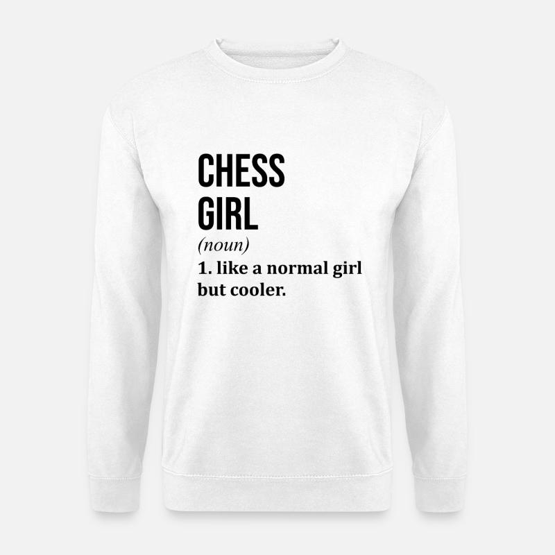 Schach - Unisex Pullover - Weiß