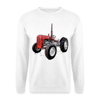 Red M F 35 Tractor - Unisex Sweatshirt - white - Front