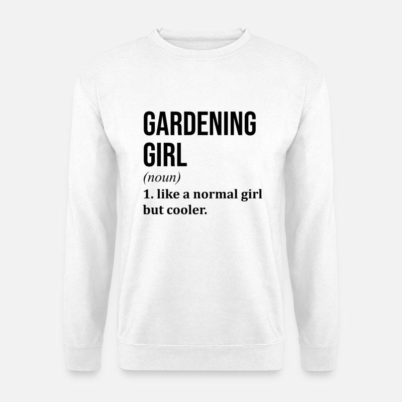 Gartenarbeit - Unisex Pullover - Weiß