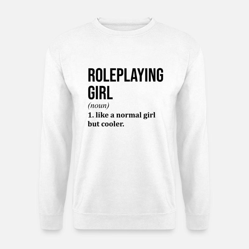 Rollenspiel - Unisex Pullover - Weiß