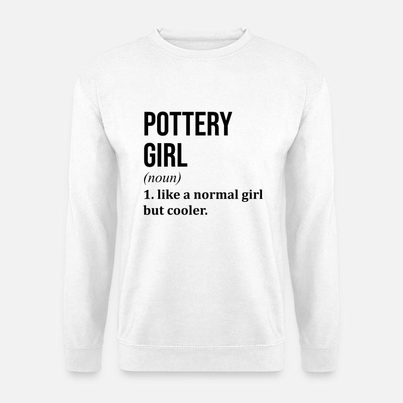 Töpferei - Unisex Pullover - Weiß