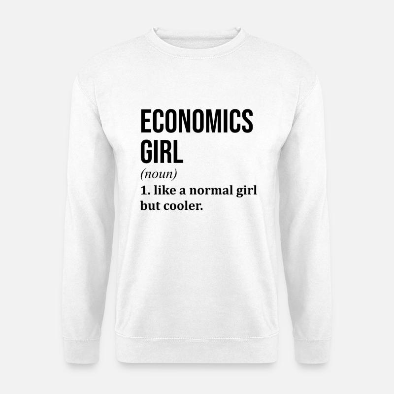 Wirtschaftswissenschaft - Unisex Pullover - Weiß