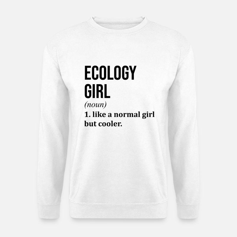 Ökologie - Unisex Pullover - Weiß