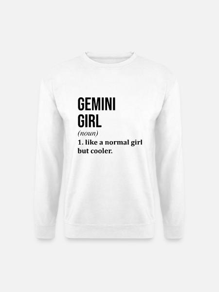 Gémeaux - Sweat-shirt Unisexe - blanc
