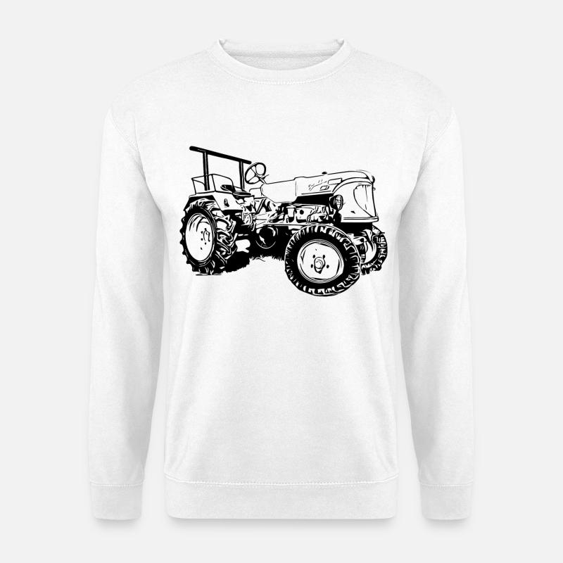 Traktor Güldner ADN-8 Haifischmaul - Unisex Pullover - Weiß