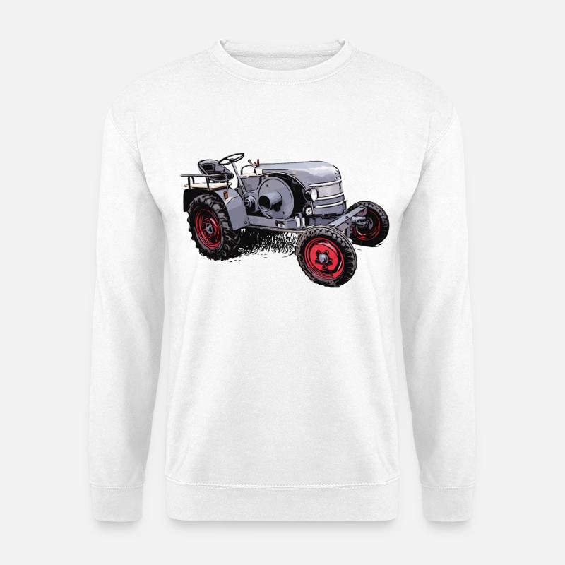 Oldtimer Traktor Kramer K12 - Unisex Pullover - Weiß