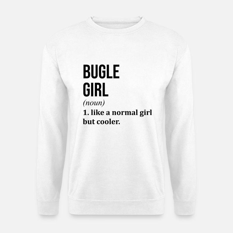 Bugle - Unisex Sweatshirt - white