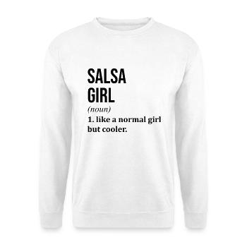 Salsa - Unisex Sweatshirt - white - Front