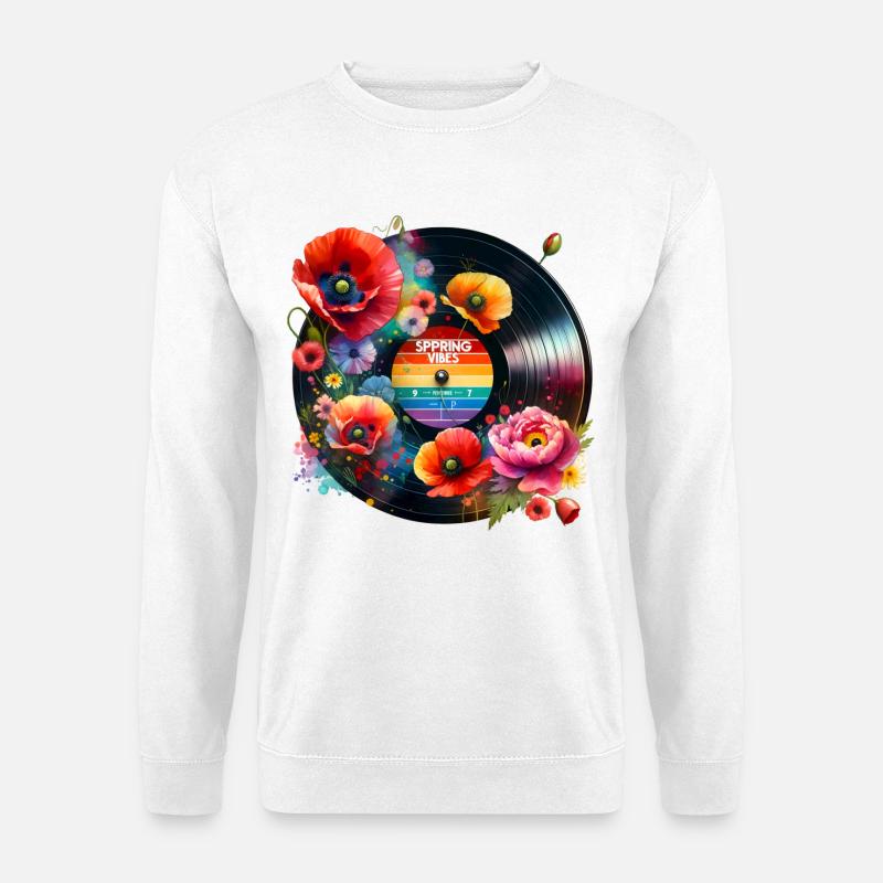 Spring Vibes - Unisex Pullover - Weiß