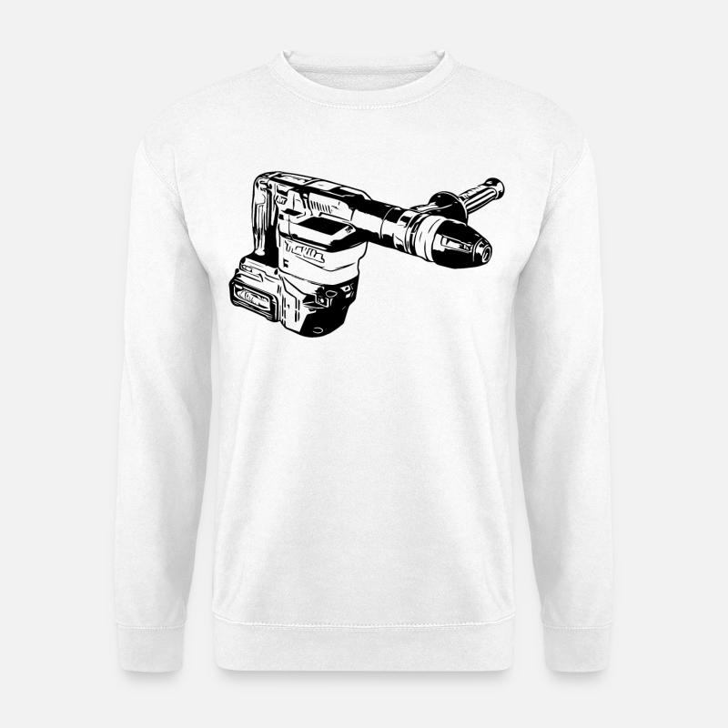Akku Stemmhammer - Unisex Pullover - Weiß