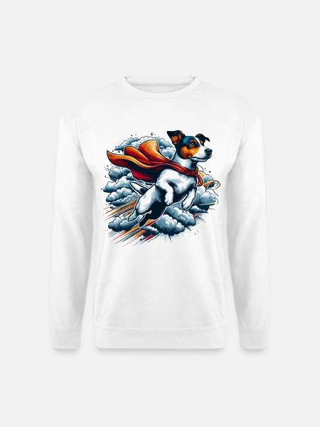 Super Hund Jack Russell Terrier Geschenk - Unisex Pullover - Weiß