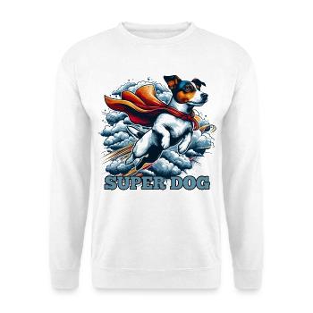 Super Dog Jack Russell Terrier Gift - Unisex Sweatshirt - white - Front