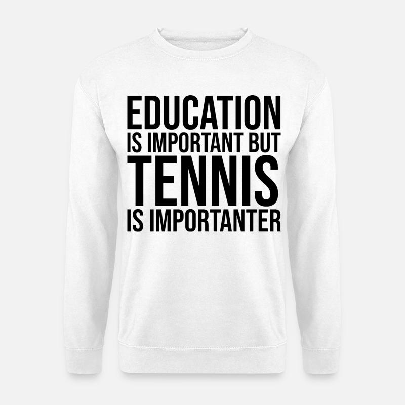 Tennis - Unisex Pullover - Weiß