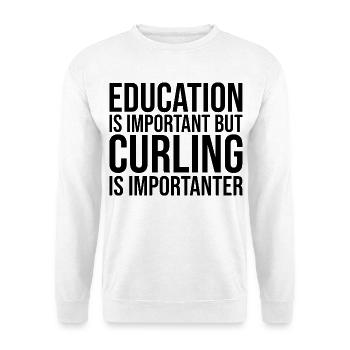 Curling - Unisex Sweatshirt - white - Front