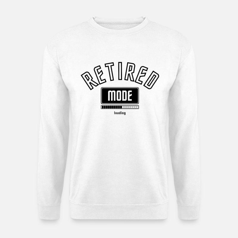 Vorfreude Rentner Modus wird geladen. - Unisex Pullover - Weiß