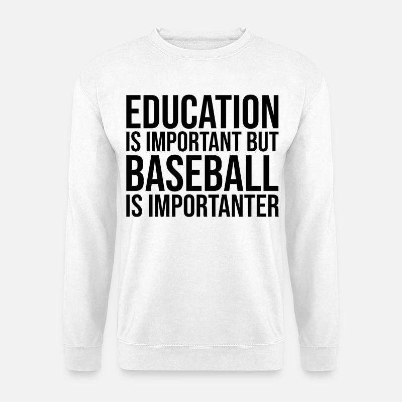 Baseball - Unisex Pullover - Weiß