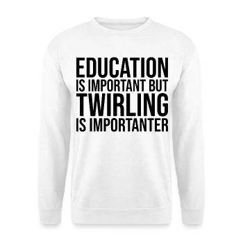 Twirling - Unisex Sweatshirt - white - Front