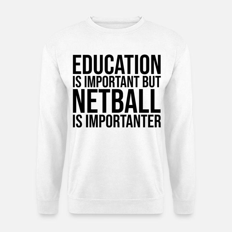 Netzball - Unisex Pullover - Weiß