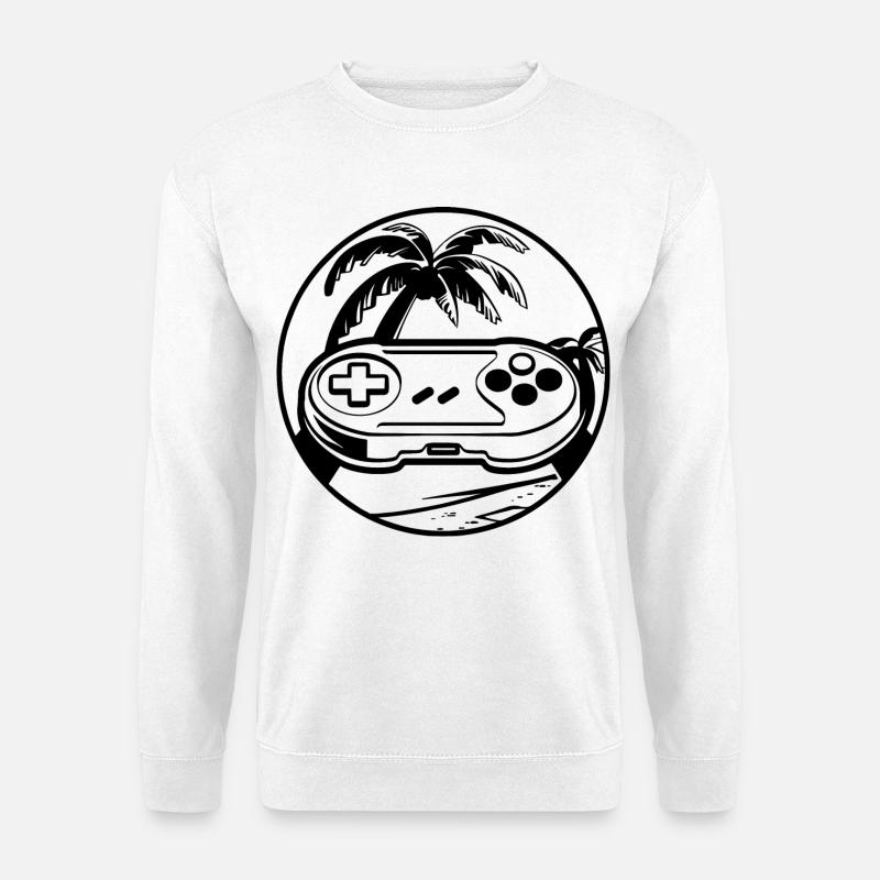 Gamepad - Unisex Sweatshirt - white