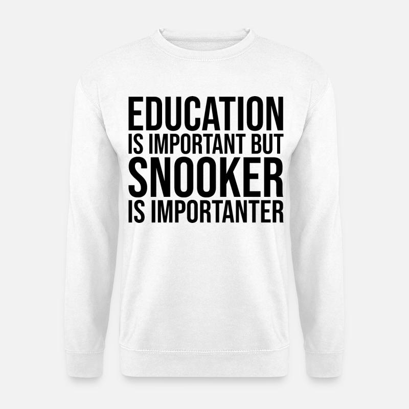 Snooker - Unisex Pullover - Weiß