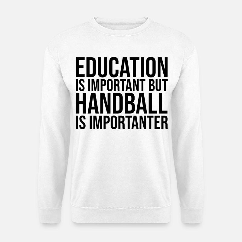 Handball - Unisex Pullover - Weiß