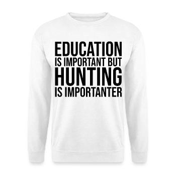 Jagd - Unisex Pullover - Weiß - Vorne