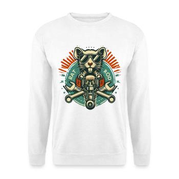 Chemise Ratsking Ratlook – Style rustique personnalisé - Sweat-shirt Unisexe - blanc - Devant