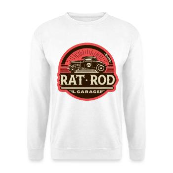 Ratsking Ratlook Shirt – Rustic Custom Style - Unisex Sweatshirt - white - Front