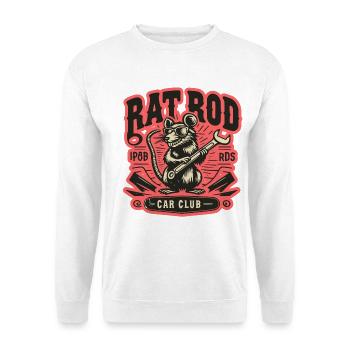 Chemise Ratsking Ratlook – Style rustique personnalisé - Sweat-shirt Unisexe - blanc - Devant