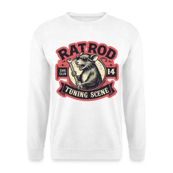 Chemise Ratsking Ratlook – Style rustique personnalisé - Sweat-shirt Unisexe - blanc - Devant